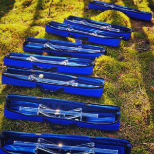 Set of 8 Crystal Monocurati Solfeggio ~ Full Spectrum Frequencies (285 to 963 Hz)